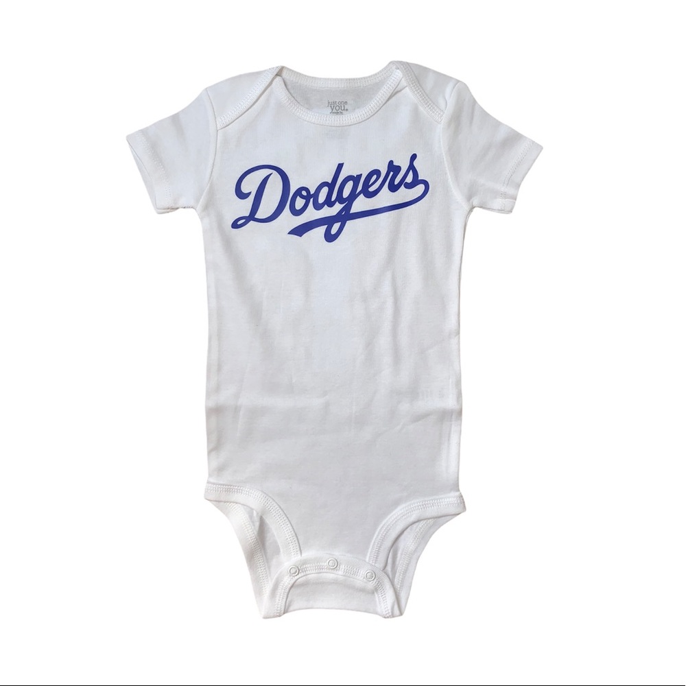 Dodgers baby onesie